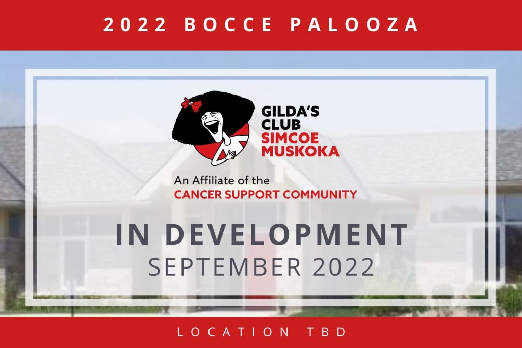 Photo of Gilda's Club Simcoe Muskoka Bocce 2022 save the date
