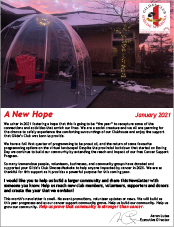 Photo of January 2021 Gilda's Club Simcoe Muskoka GildaGram newsletter