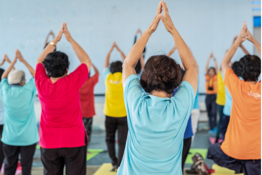 group yoga